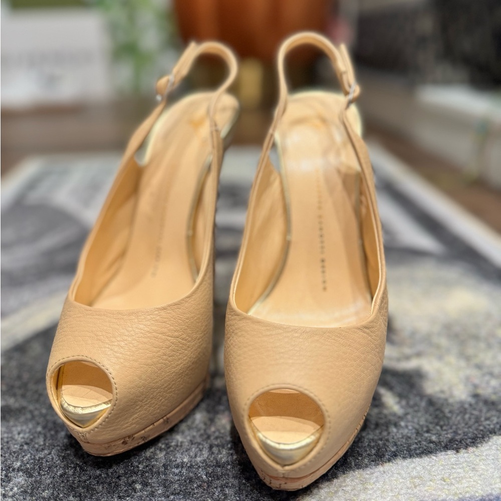 Giuseppe Zanotti peep toe heels. In great condition!